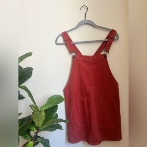 Sadie+Sage pocketed adjustable overall strap dress